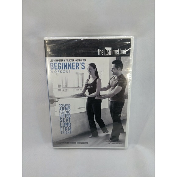 Other - The Bar Method‎ Beginners Workout DVD Burr Leonard Fitness Tone Barre Sculpt NEW